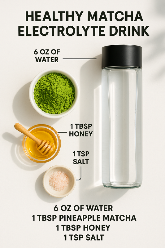 Salted Honey Matcha - Health Matcha Electrolyte Drink