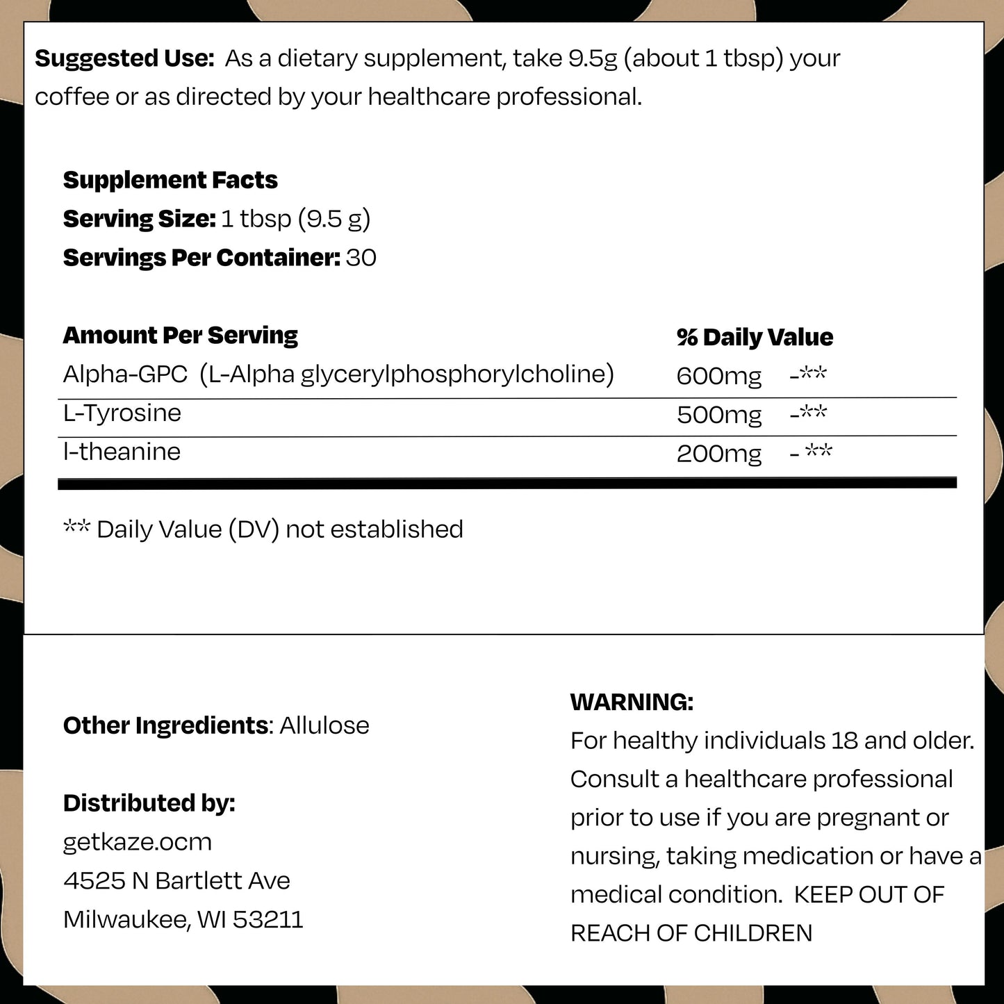 Kaze Signal — Calm Coffee Sweetener ™