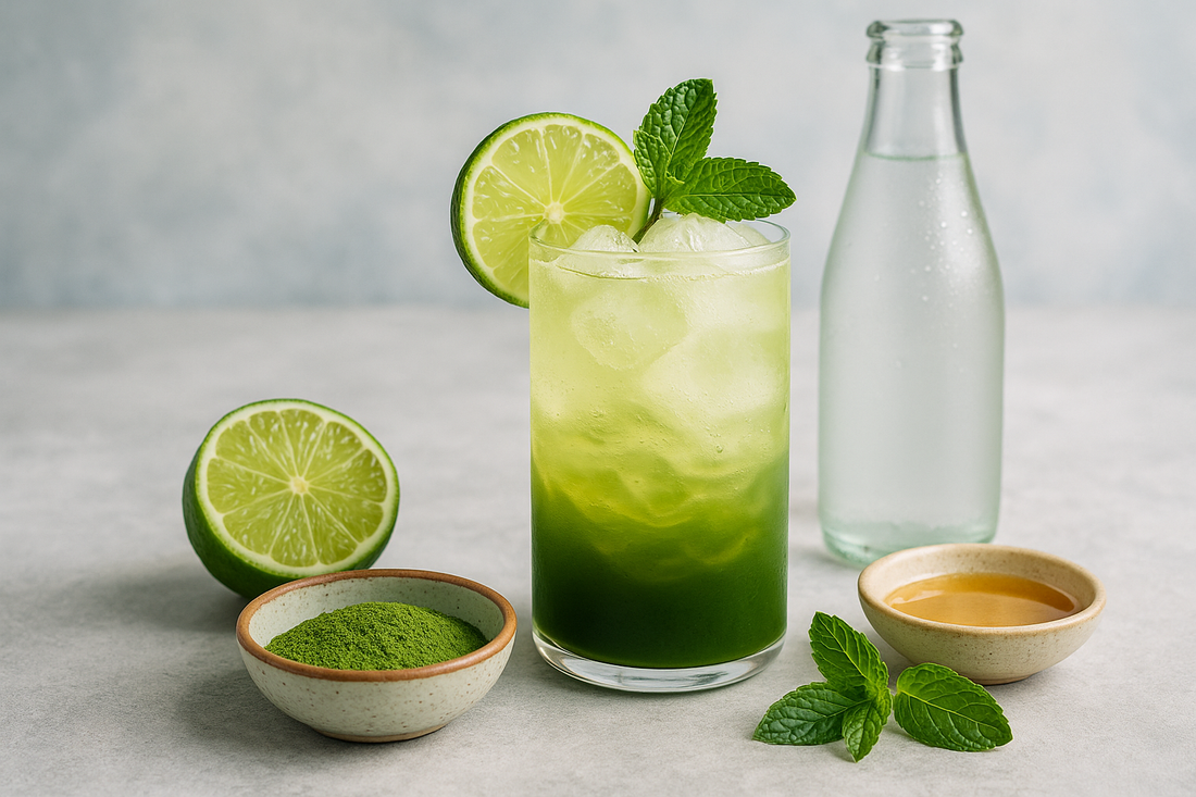 Sparkling Matcha Spritz