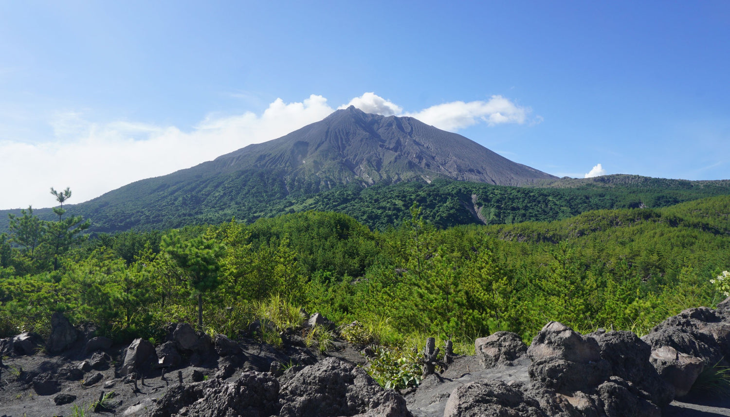 Kagoshima, at the southern tip of Japan