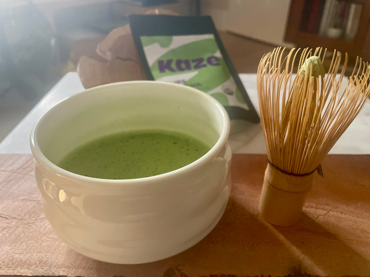 Cermonial Matcha from one farm in Kagoshima.