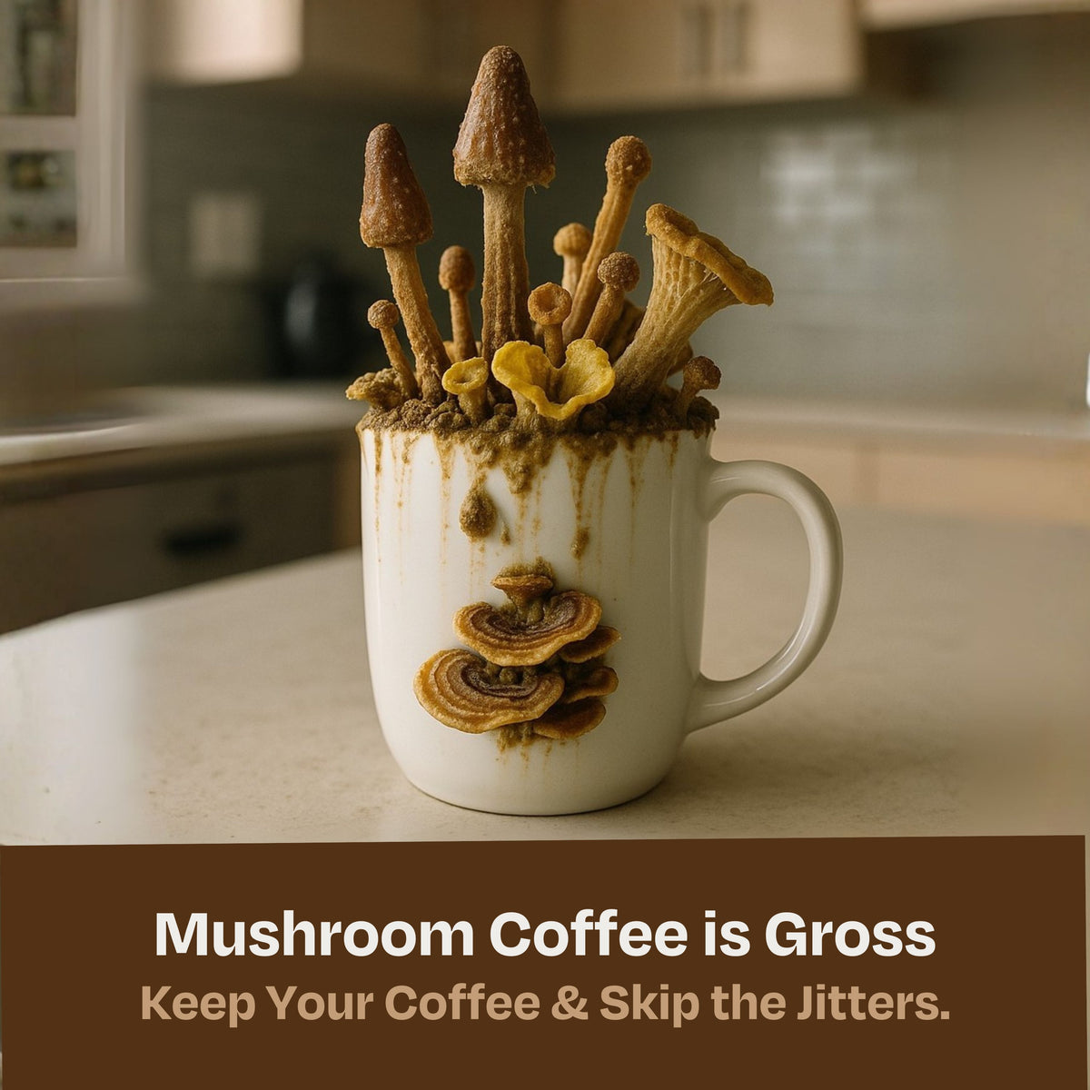 Real Coffee.  Real Focus. No Jitters.